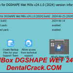 MillBox for DGSHAPE Wet Mills 24.1.0 (2024 year) FULL crack download