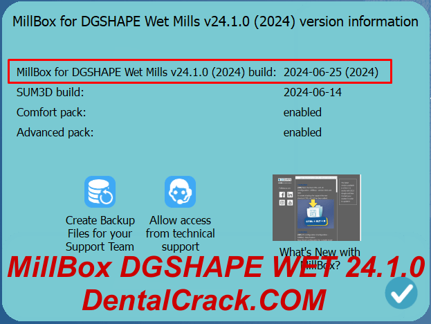 MillBox for DGSHAPE Wet Mills 24.1.0 (2024 year) FULL crack download