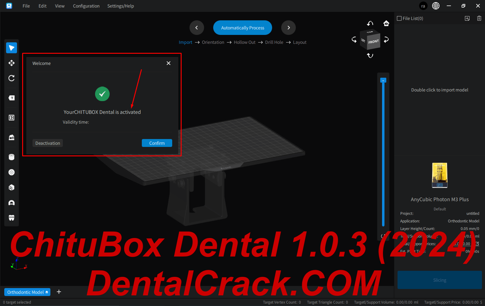 ChituBox Dental 1.0.3 2024 year FULL crack patch download license activated keygen dongle